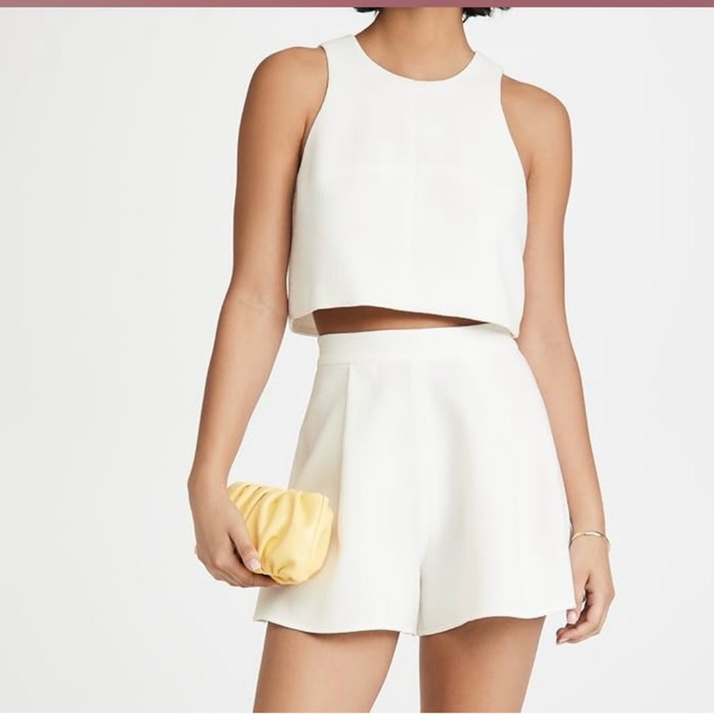 Black Halo White Matching Set